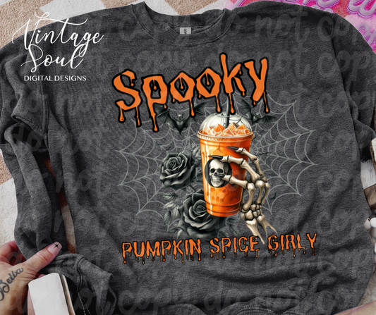 Spooky Pumpkin Spice Girly