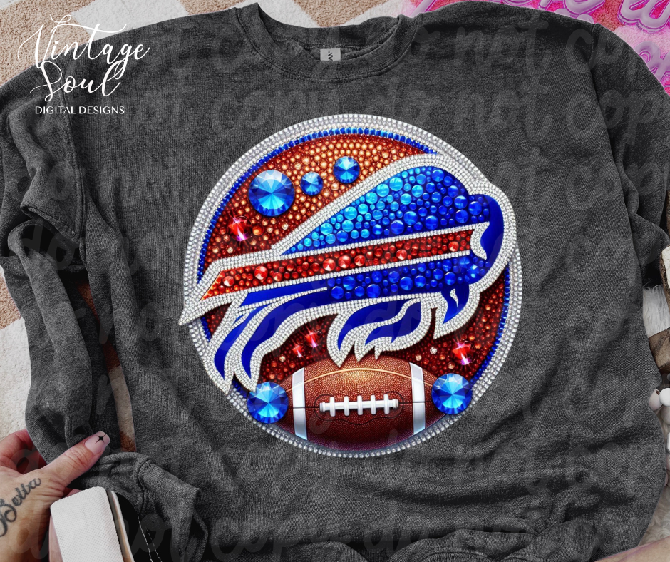 Rhinestone Football Bundle