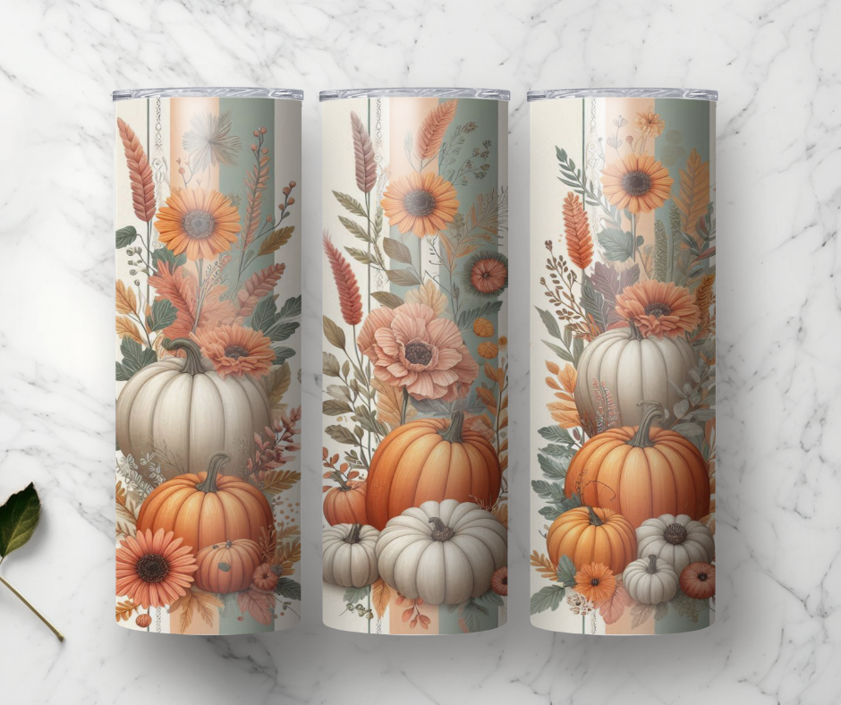 Pumpkin Floral lines