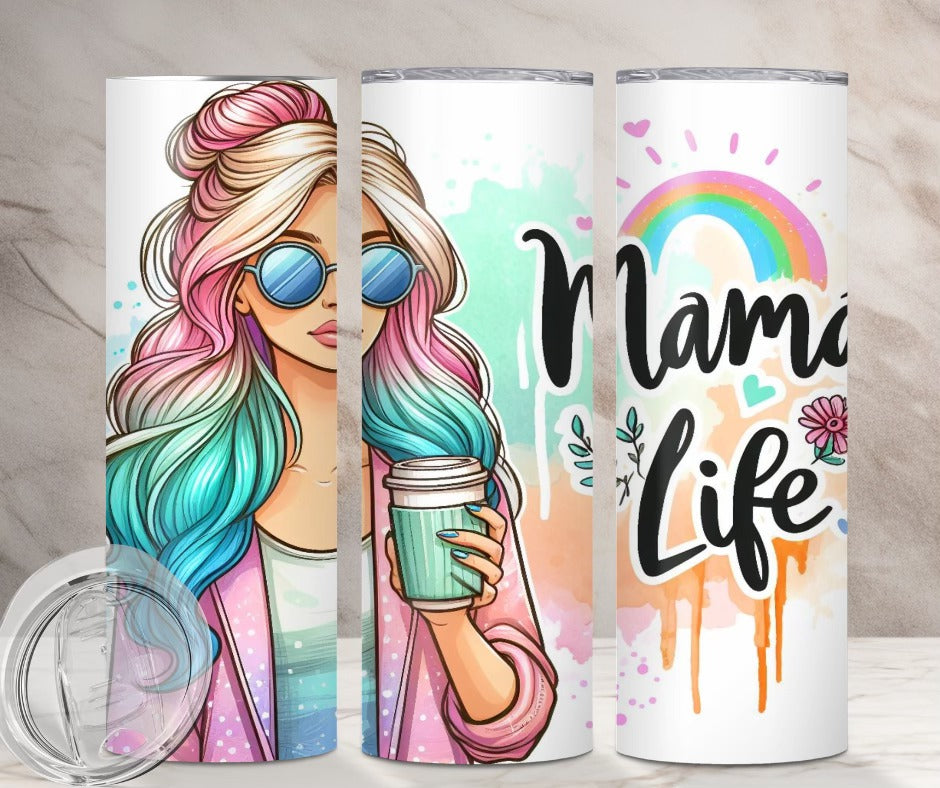 Mama Life Pastel Rainbow