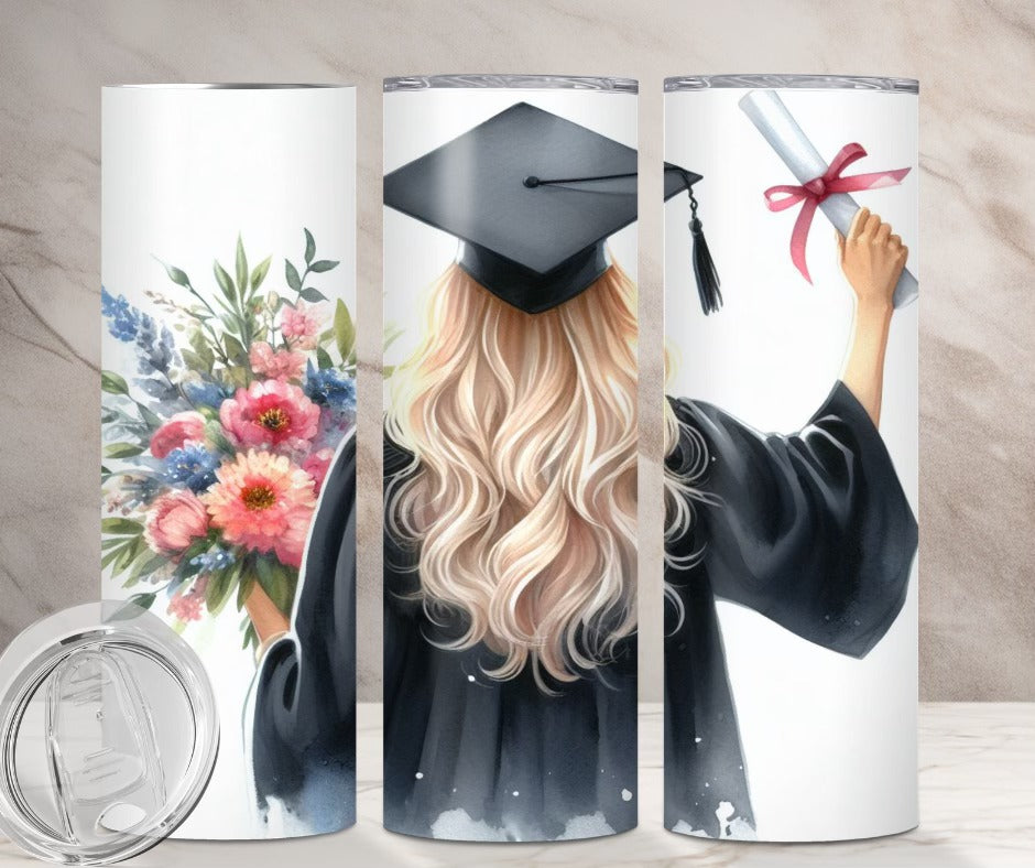 Blonde Graduation Flowers