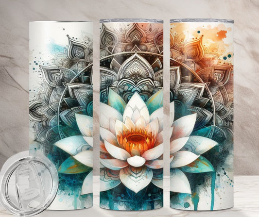 Watercolor Lotus