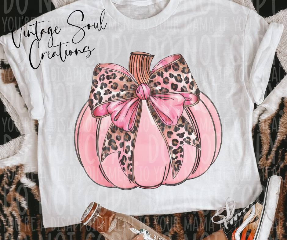 Pink Leopard Pumpkin