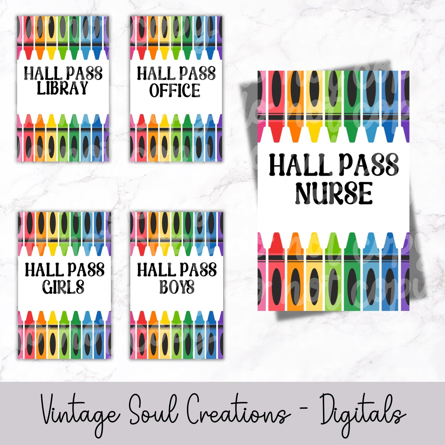 Crayon Hall Pass