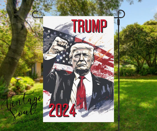 Trump 2024 Garden Flag