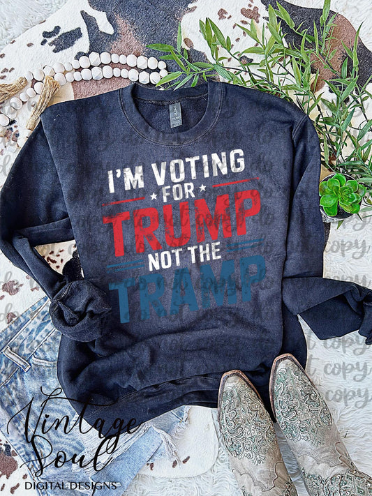 Voting for Trump not Tramp