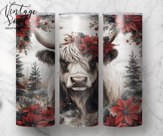 Highland Christmas Tumbler