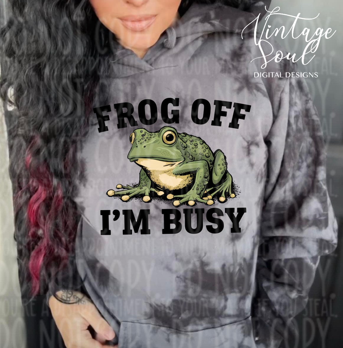 Frog Off Im Busy