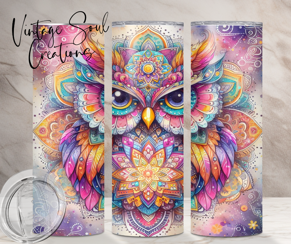 Bright Owl Mandala