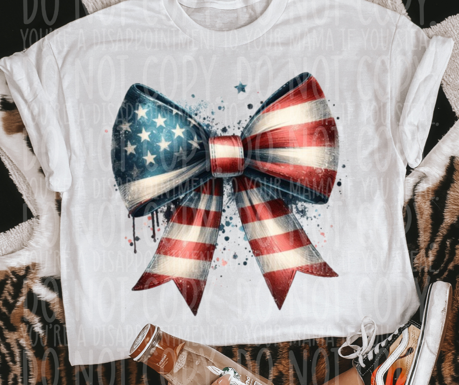 American Flag Bow