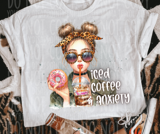 Iced Coffee & Anxiety Donut