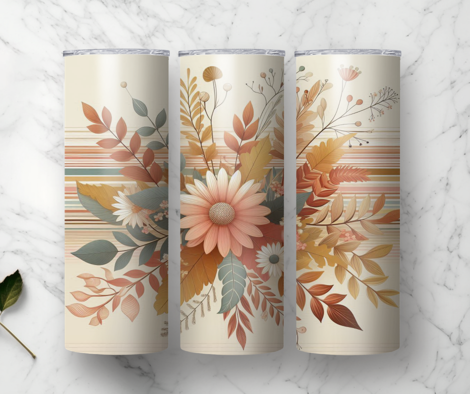 Autumn Horizontal Floral Pastel