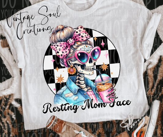 Resting Mom Face PNG