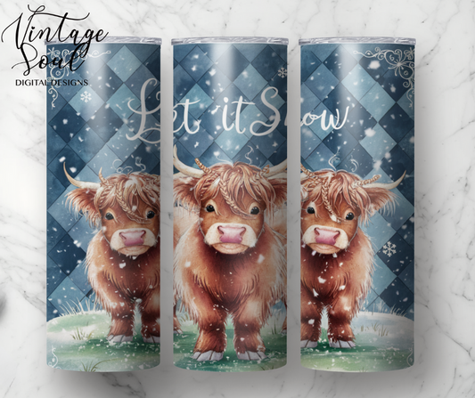 Let it snow Highland cows