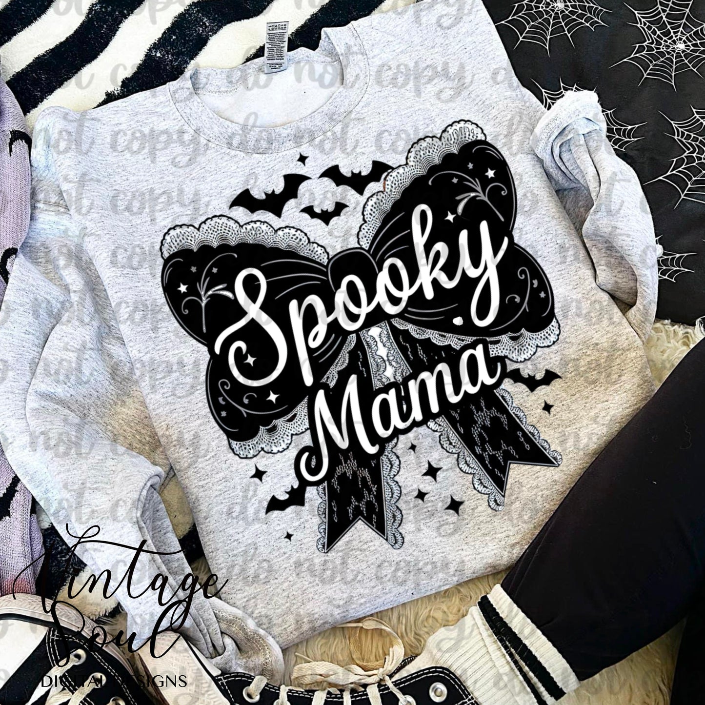 Spooky Mama Bow