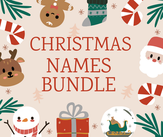 Christmas Names Bundles