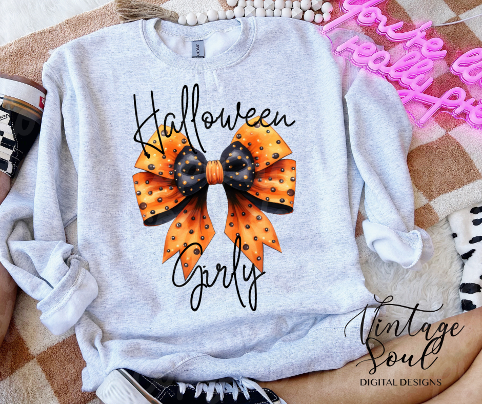 Halloween Girly Bow