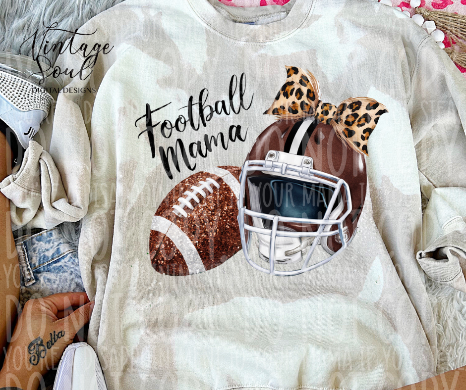 Football Mama Glitter